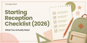 Starting Reception Checklist 2026: what you actually need